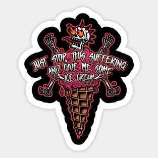 Ice Cream Punk Sticker